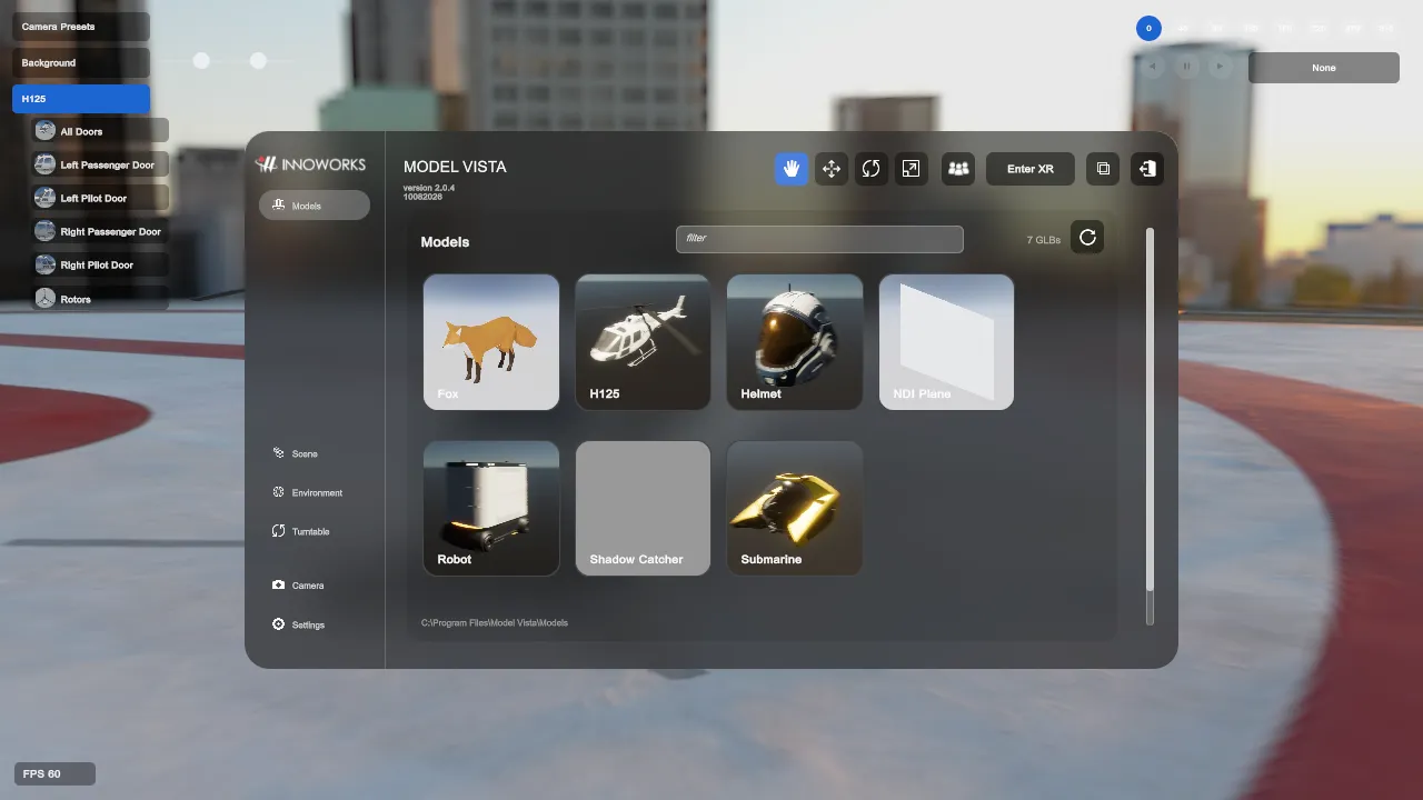 Quick Start in Model Vista